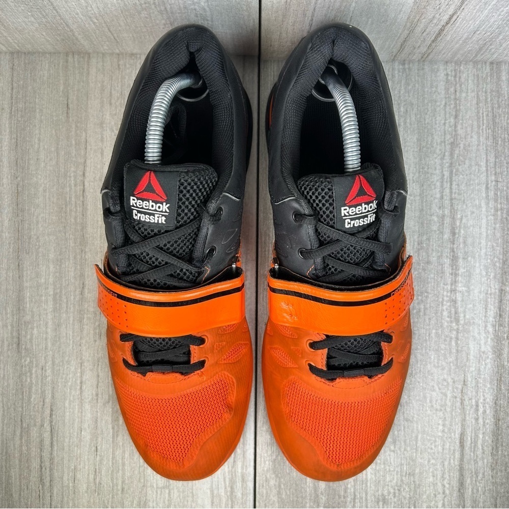 Reebok CrossFit Lifter 2.0 Weight Training Sneaker Orange Athletic Mens Size 10 - Picture 6 of 11